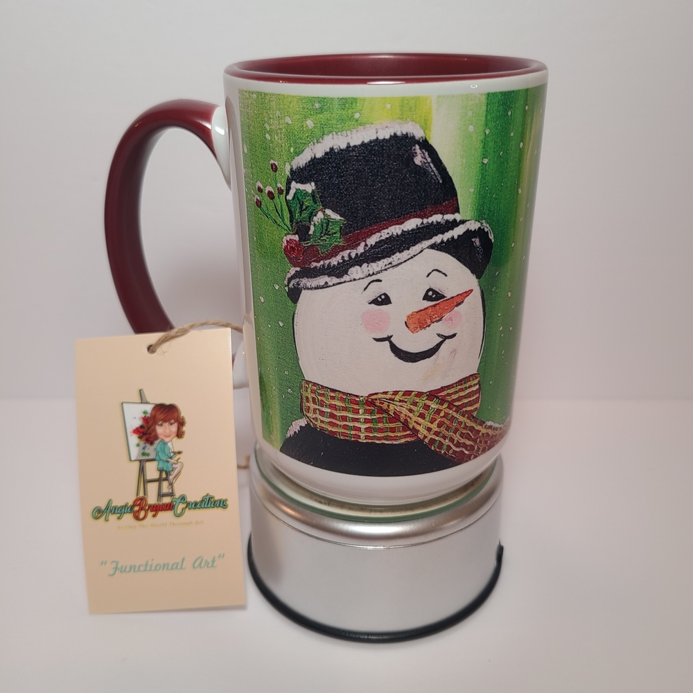 Snowman Holiday Mug by Angie Bryan - Picture 4 of 6